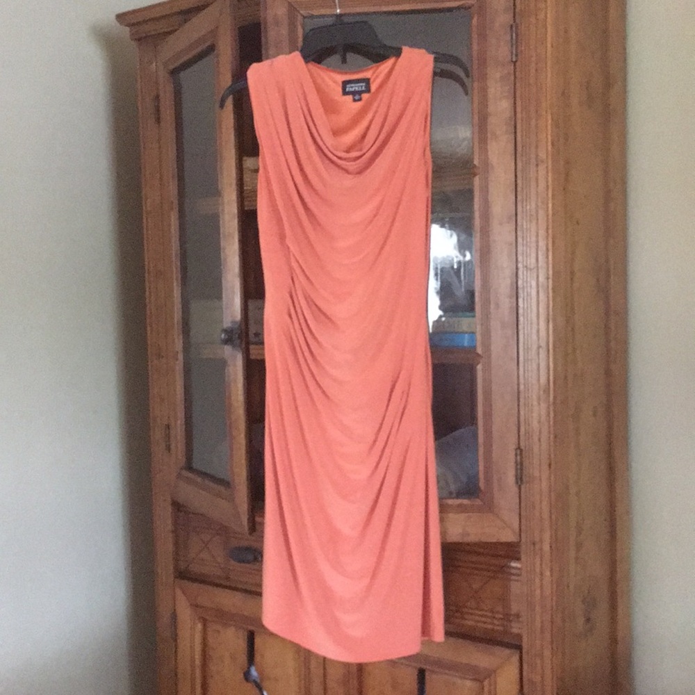 Adrianna Papell Cocktail Dress - Rustic Mandarin